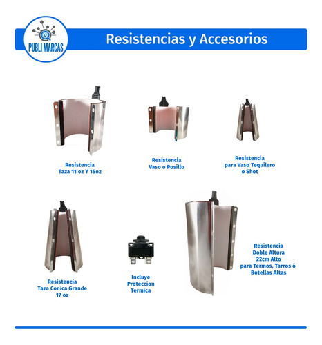 Combo 5 En 1 Plancha Tazas Sublimación 36tazas S/7