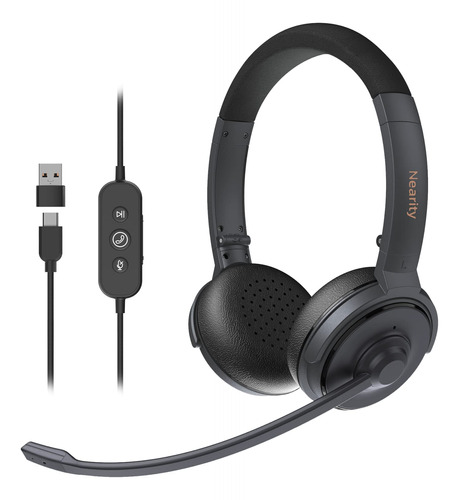 Nearity Hp20 Auriculares De Computadora Con Cable, Auricular