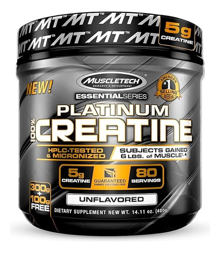 Platinum 100% Creatina 80 Servs - g a $400