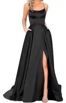 Comprar E- Vestidos De Noche Largos Vestido Azul Marino Vestidos