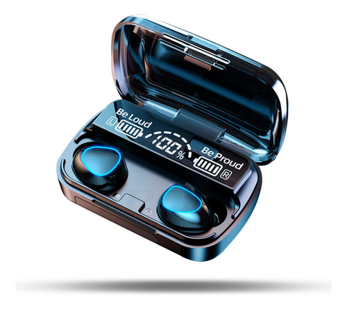 Auriculares inalámbricos Bluetooth V5.1 M10, color negro
