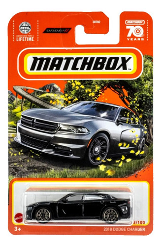 Dodge Charger 2018 Black Matchbox (13)