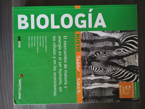 Libro Santillana Biologia 4to Año