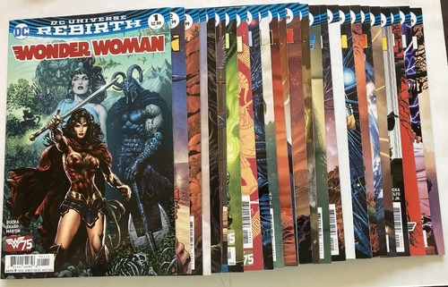 Comic Dc: Wonder Woman Dc Un. Rebirth #1 A 25, Especial Rebirth Y Annual 1. Colecc. Completa. Direct Edition