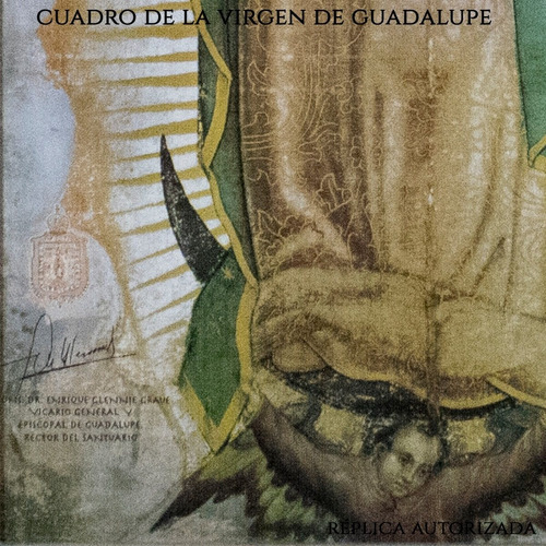 Imagen 8 de 8 de Cuadro Virgen De Guadalupe Nogal Regalo