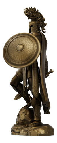 Estátua Ares - Deus Da Guerra - Versão 4 Cor Cor Ouro Velho