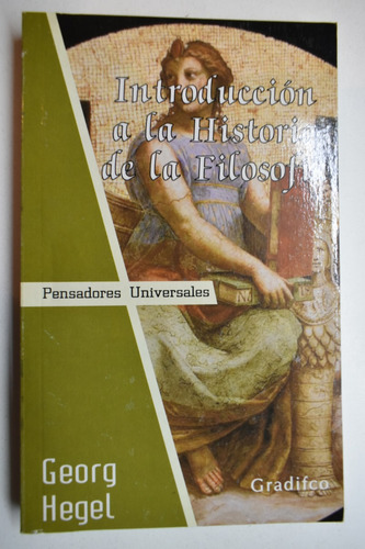 Introducción A La Historia De La Filosofía G.w.f Hegel  C231