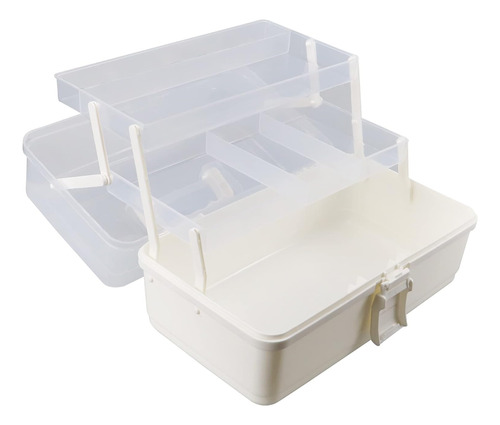 Hlotmeky Caja De Suministros De Arte, Caja De Coser, 3 Capas