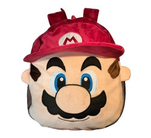 Mochila Super Mario Bros 40 Cm Excelente Calidad Y Bordado
