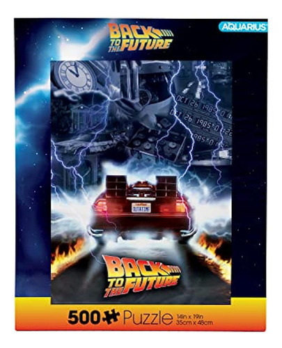 Back To The Future Delorean Rompecabezas 500 Pz Aquarius