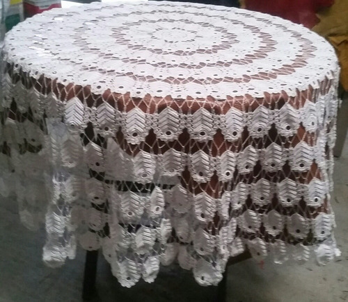 Imagen 4 de 4 de Mantel Para Mesa Redonda