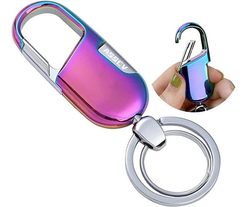 Asscv Car Keychain With (2 Key Rings And Gift Box) Heavy Du.