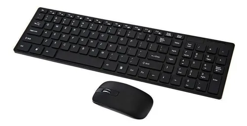 Kit Teclado + Mouse 3200 Dpi Sem Fio Wireless Sensor Óptico