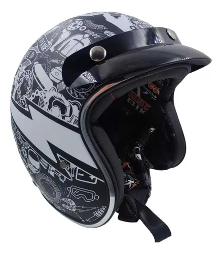 Casco tipo chopper hotsell