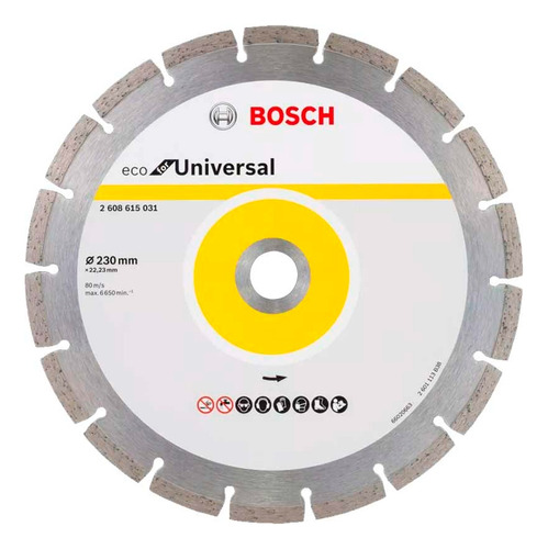 Disco Universal 230mm X 22.23mm Bosch