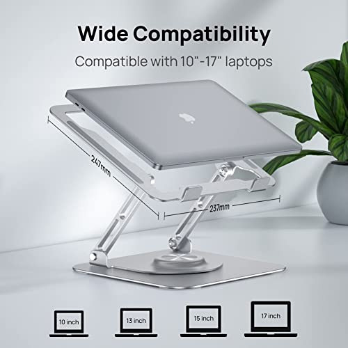 Soporte Para Laptop Para Escritorio, Soporte Ajustable Con B