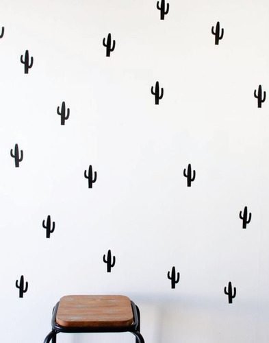Vinilo Infantil Cactus Decorativo Plancha 40cm