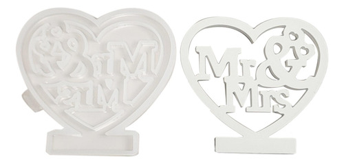 Moldes De Corazón De Silicona Molde De Corazón Para Resina M