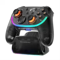 Comprar Control Nintendo Switch Inalambrico Machenike S3 RGB Gamepad Control Para Pc 1000Hz Tasa De Retorno Hall joystick Con Base De Carga Soporte NFC Giroscopio Vibración Ajustable De 5