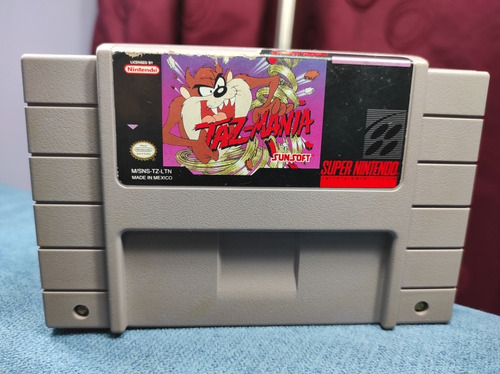 Taz-mania Tazmania Super Nintendo Snes Original