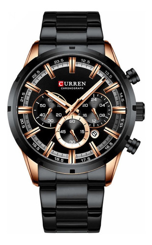 Reloj Curren Cronógrafo Deportivo Masculino Acero Inoxidable