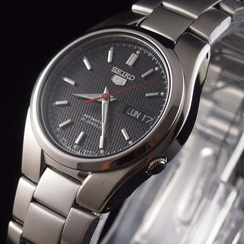 Relógio masculino Seiko Snk607k1 automático de 21 RUBIS CALENDÁRIO