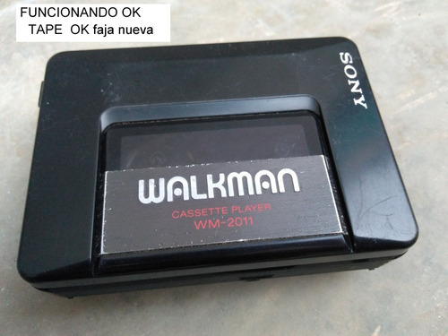 Imagen 1 de 7 de Psicodelia:  Walkman Solo Casette Sony Funciona Wm2011 Wkm