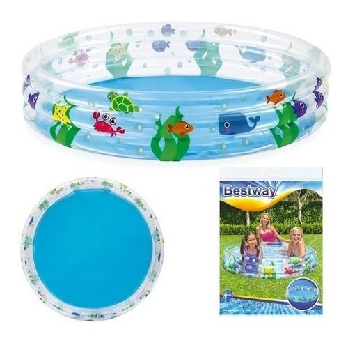 Bestway Pileta Circular 3 Aros 152x30 Cm Agua 51004 Bigshop