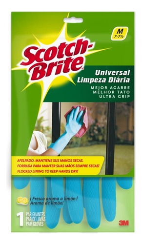 3m Scotch-brite Guantes Universales Afelpados, Medianos
