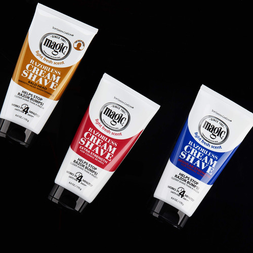 Crema De Afeitar Softsheen-carson Magic Razorless 2x120ml