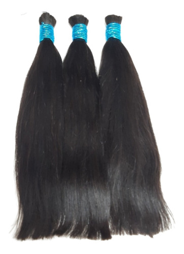 Cabelo Humano Liso Natural 40 Cm - 350 Gramas Envio Imediato