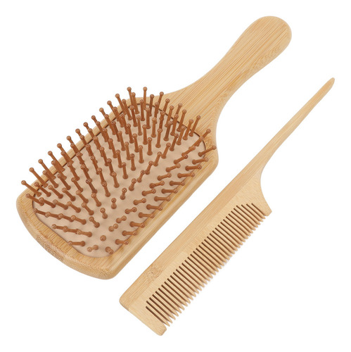 Juego Cepillos Madera Para Desenredar El Pelo Y Peine