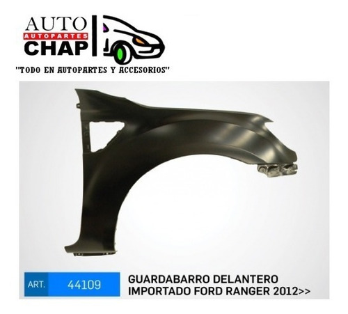 Guardabarro Del Ford Ranger 2012 2013 2014 2015 Al 2017 Leg