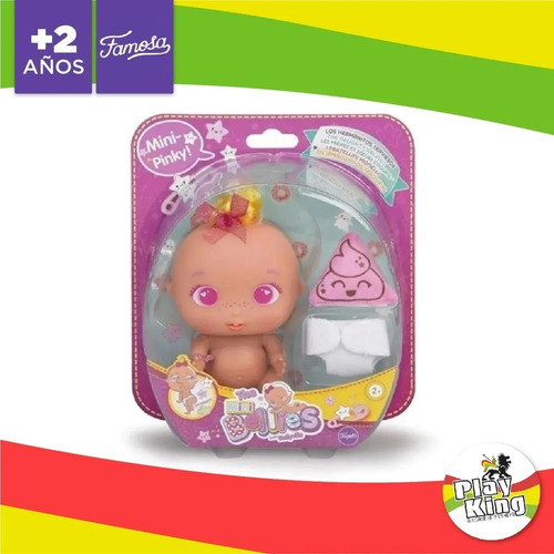 Imagen 4 de 10 de Bellies Mini Bebe C/ruidito Y Acc Int B14789 Original Famosa