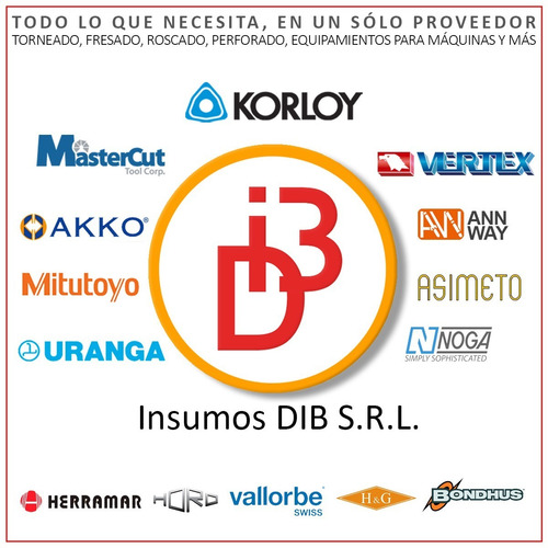 Fresa 2 Cortes Plana Hss Acero Rapido Co. Ø 9 - Korloy