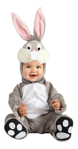 Disfraz Para Niño Talla 6-12 Meses Bugs Bunny Looney Toons