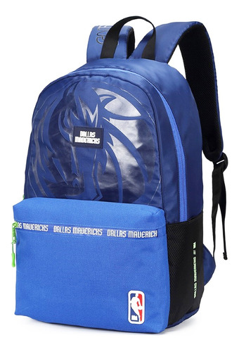 Mochila Urbana Nba Dallas Mavericks Deportiva Importada Azul