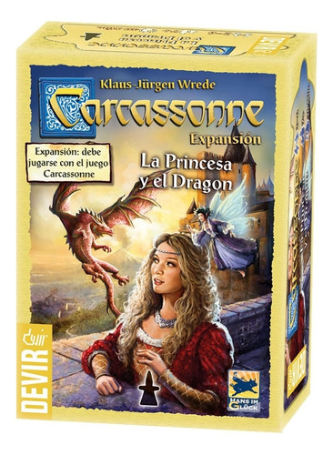 Carcassonne La Princesa Y El Dragon Juego De Mesa Expansion
