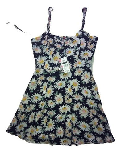 Sybilla Vestido Floral Talla S Azul Marino