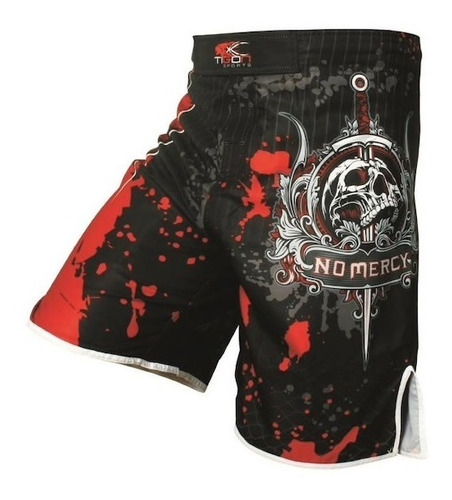 Pantaloneta Hombres No Mercy Mma Boxeo Kick Boxing Muay Thai