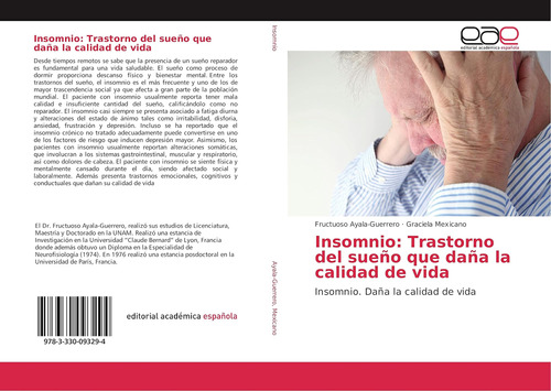 Libro: Insomnio: Trastorno Del Sueño Que Daña La Calidad De 