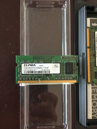 Memoria Ram 1gb Notebook Modelo Elpida2rx16pc3-8500s-7-10-ap