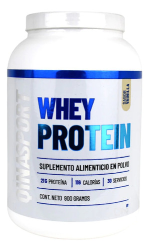 Whey Proteina Suero De Leche Vainilla Qinasport 900 G