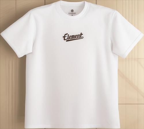 Camiseta Element Script Chest Sm23 Masculina Branco