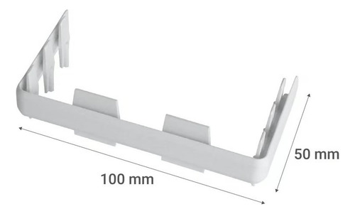 Canaleta Grantt Accesorio Unión Plana 100x50 Mm