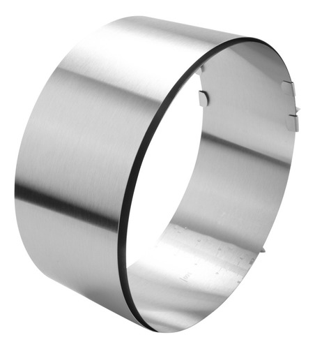 Anillo Para Tarta De Acero Inoxidable Redondo Ajustable De 6