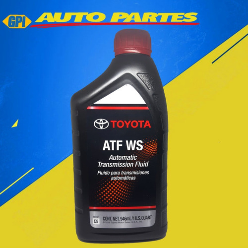 Aceite Toyota Para Cajas Automáticas Atf Ws