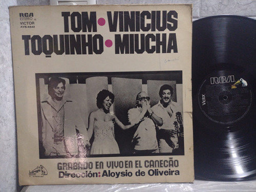 Tom & Vinicius & Toquinho & Miucha Lp Vinilo Argentin 