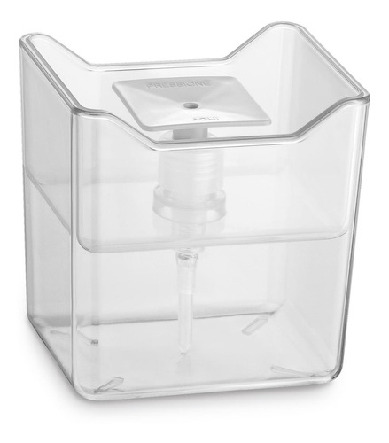 Dispenser De Pia Premium Transparente Acrílico Uz358 Uz