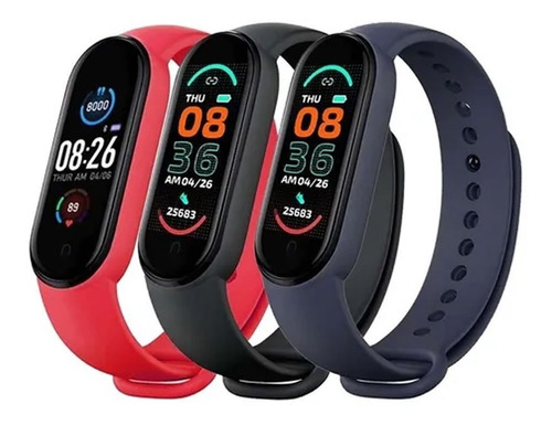 Reloj Smartwatch Banda Deportiva Varios Colores Bluetooth